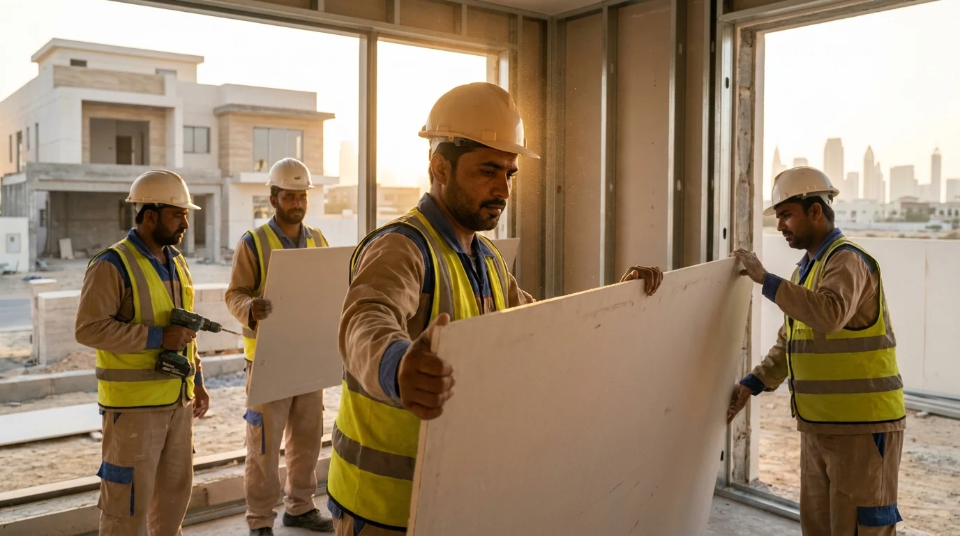 تركيب جبس بورد أسقف في الإمارات 1